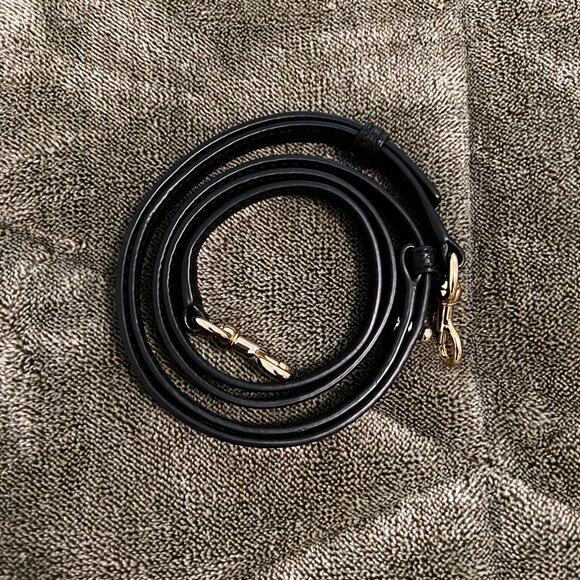 Marc Jacobs The Leather Tote Bag Crossbody Black - Picture 7 of 12